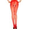 Afbeelding van Klassieke Panty Met Open Kruis - Rood - ToyToyToys.nl